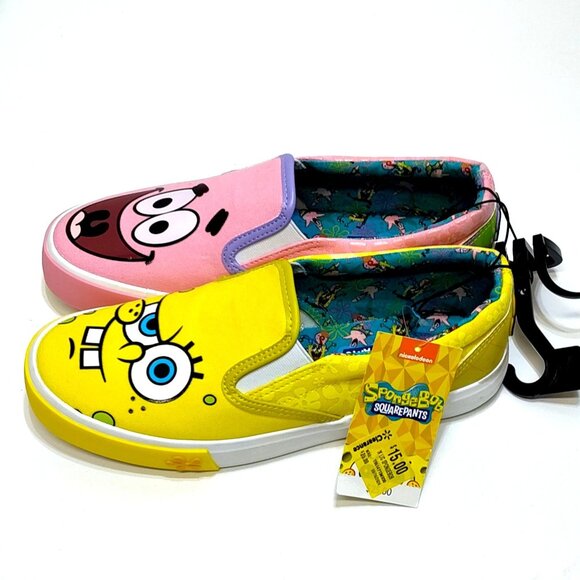 Nickelodeon SpongeBob SquarePants Patrick Star Women Slip-On Size 6.5 Ground Up - Picture 3 of 8